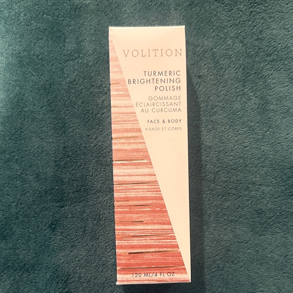 Volition Turmeric Brightening Polish - White‎ and Pink NEW🤩